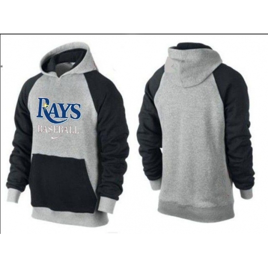 MLB Men Nike Tampa Bay Rays Pullover Hoodie GreyBlack MLB Men Nike Tampa Bay Rays Pullover Hoodie GreyBlack