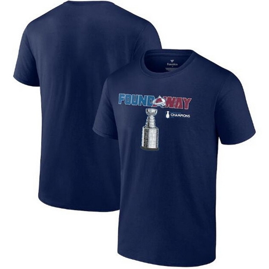 Men Colorado Avalanche Navy 2022 Stanley Cup Champions Celebration T Shirt Men Colorado Avalanche Navy 2022 Stanley Cup Champions Celebration T Shirt