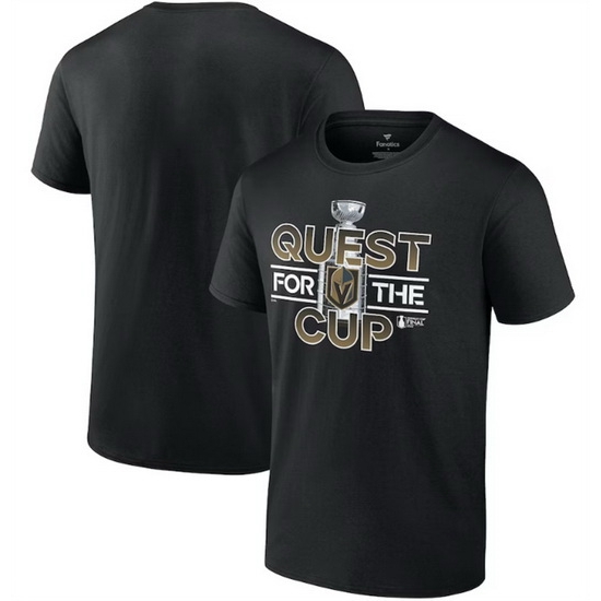 Men Vegas Golden Knights Black 2023 Stanley Cup Final Quest T Shirt Men Vegas Golden Knights Black 2023 Stanley Cup Final Quest T Shirt