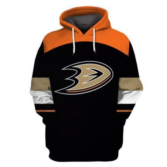 Men Anaheim Ducks Black All Stitched Hooded Sweatshirt Men Anaheim Ducks Black All Stitched Hooded Sweatshirt
