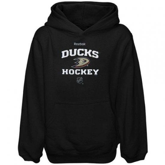 Men NHL Reebok Anaheim Ducks Toddler Center Ice Hoodie Black Men NHL Reebok Anaheim Ducks Toddler Center Ice Hoodie Black