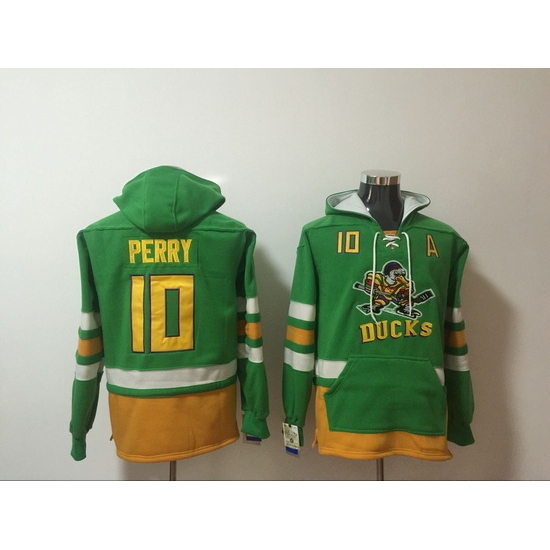Men's Anaheim Ducks #10 Corey Perry Stitched Hoody Men's Anaheim Ducks #10 Corey Perry Stitched Hoody