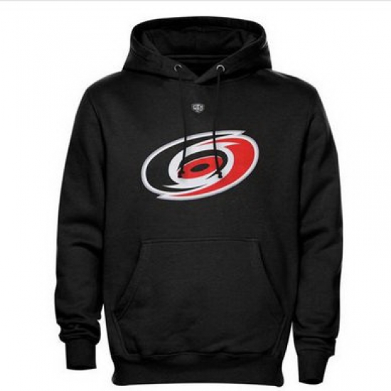 Men Carolina Hurricanes Old Time Hockey Big Logo with Crest Pullover Hoodie Black Men Carolina Hurricanes Old Time Hockey Big Logo with Crest Pullover Hoodie Black