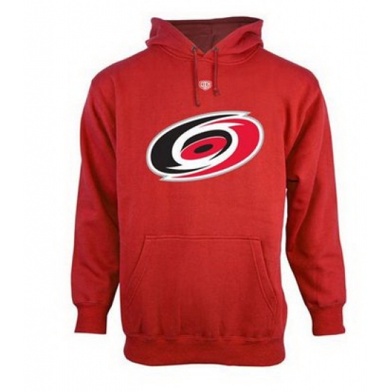 Men Carolina Hurricanes Old Time Hockey Big Logo with Crest Pullover Hoodie Red Men Carolina Hurricanes Old Time Hockey Big Logo with Crest Pullover Hoodie Red