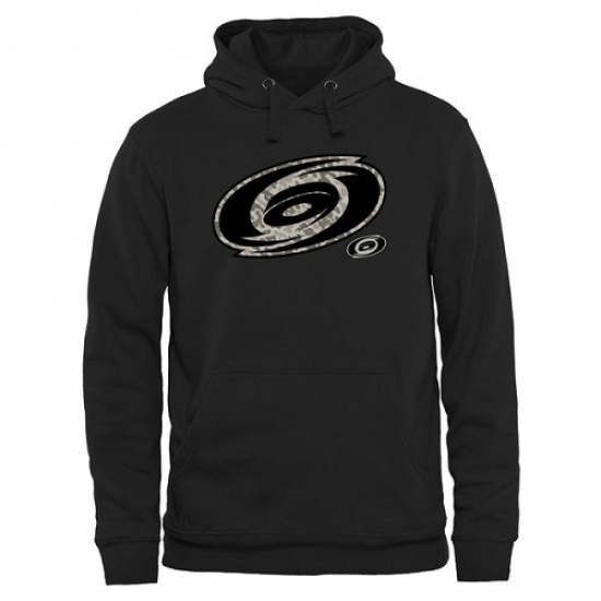 NHL Mens Carolina Hurricanes Black Rink Warrior Pullover Hoodie NHL Mens Carolina Hurricanes Black Rink Warrior Pullover Hoodie