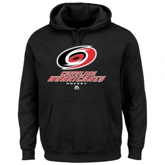 NHL Mens Carolina Hurricanes Majestic Critical Victory VIII Fleece Hoodie Black NHL Mens Carolina Hurricanes Majestic Critical Victory VIII Fleece Hoodie Black