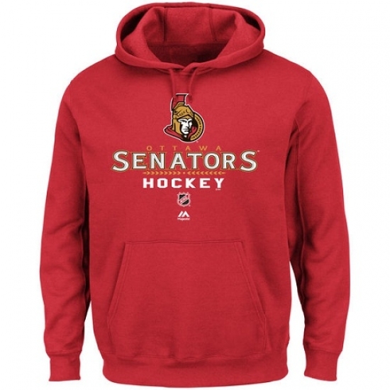 NHL Mens Majestic Ottawa Senators Critical Victory Pullover Hoodie Sweatshirt Red NHL Mens Majestic Ottawa Senators Critical Victory Pullover Hoodie Sweatshirt Red