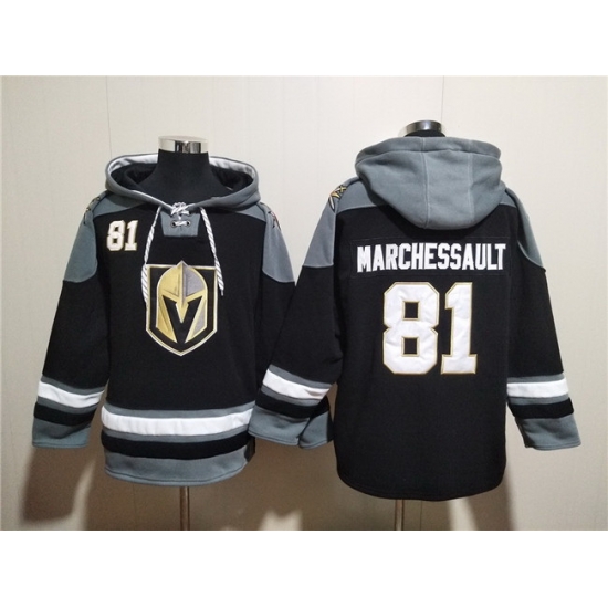 Men Vegas Golden Knights 81 Jonathan Marchessault Black Ageless Must Have Lace Up Pullover Hoodie Men Vegas Golden Knights 81 Jonathan Marchessault Black Ageless Must Have Lace Up Pullover Hoodie