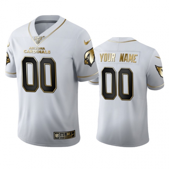 Men Women Youth Toddler Arizona Cardinals Custom Men Nike White Golden Edition Vapor Limited NFL 100 Jersey Men Women Youth Toddler Arizona Cardinals Custom Men Nike White Golden Edition Vapor Limited NFL 100 Jersey
