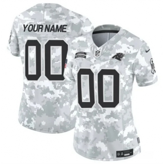 Women Carolina Panthers Active Player Custom 2024 F U S E Arctic Camo Salute To Service Limited Stitched Football Jersey Women Carolina Panthers Active Player Custom 2024 F U S E Arctic Camo Salute To Service Limited Stitched Football Jersey