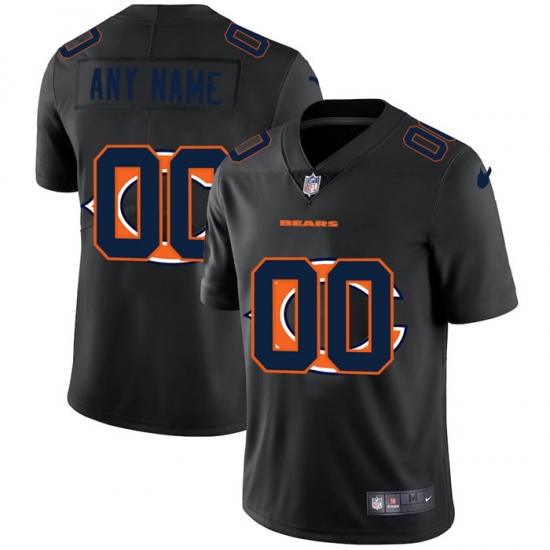 Men Women Youth Toddler Chicago Bears Custom Men Nike Team Logo Dual Overlap Limited NFL Jerseyey Black Men Women Youth Toddler Chicago Bears Custom Men Nike Team Logo Dual Overlap Limited NFL Jerseyey Black