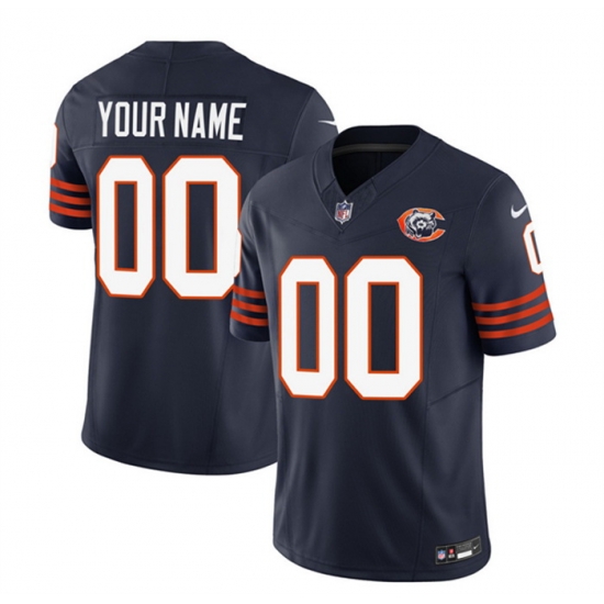Men Women youth Chicago Bears Active Player Custom 2023 F U S E Navy Throwback Limited Stitched Football Jersey Men Women youth Chicago Bears Active Player Custom 2023 F U S E Navy Throwback Limited Stitched Football Jersey