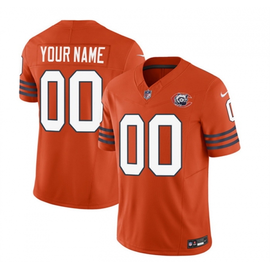 Men Women youth Chicago Bears Active Player Custom 2023 F U S E Orange Throwback Limited Stitched Football Jersey Men Women youth Chicago Bears Active Player Custom 2023 F U S E Orange Throwback Limited Stitched Football Jersey