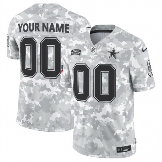 Men Dallas Cowboys Active Player Custom 2024 F U S E Arctic Camo Salute To Service Limited Stitched Football Jersey Men Dallas Cowboys Active Player Custom 2024 F U S E Arctic Camo Salute To Service Limited Stitched Football Jersey