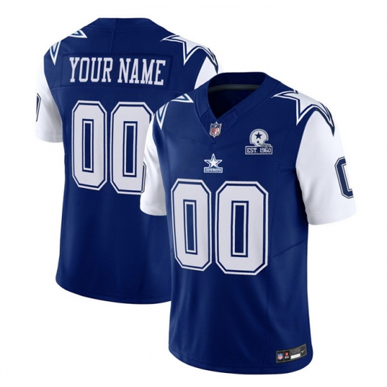 Men Women youth Dallas Cowboys Active Player Custom Navy 2023 F U S E With Established In 1960 Patch Vapor Limited Stitched Football Jersey Men Women youth Dallas Cowboys Active Player Custom Navy 2023 F U S E With Established In 1960 Patch Vapor Limited Stitched Football Jersey