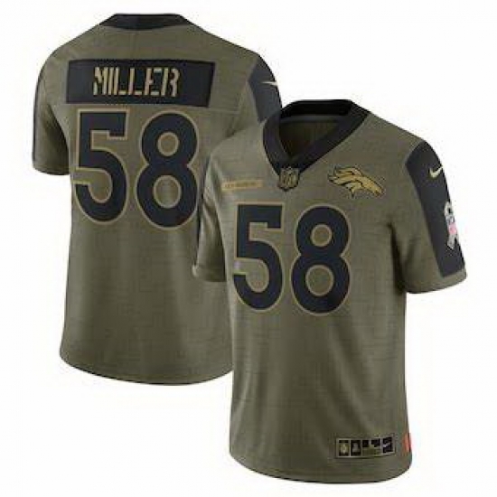 Men Women Youth Toddler Denver Broncos Custom 2021 Olive Salute To Service Limited Jersey Men Women Youth Toddler Denver Broncos Custom 2021 Olive Salute To Service Limited Jersey