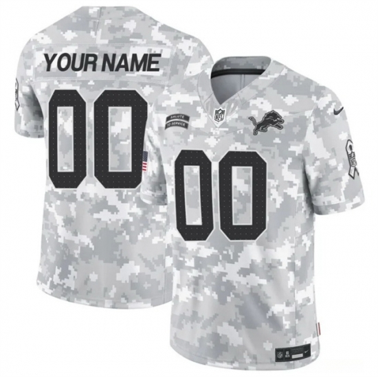Men Detroit Lions Active Player Custom 2024 F U S E Arctic Camo Salute To Service Limited Stitched Football Jersey Men Detroit Lions Active Player Custom 2024 F U S E Arctic Camo Salute To Service Limited Stitched Football Jersey