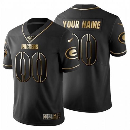 Men Women Youth Toddler Green Bay Green Bay Green Bay Green Bay Packers Custom Men Nike Black Golden Limited NFL 100 Jersey Men Women Youth Toddler Green Bay Green Bay Green Bay Green Bay Packers Custom Men Nike Black Golden Limited NFL 100 Jersey