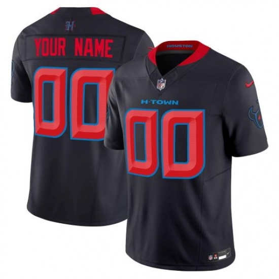 Houston Texans Navy 2024 2nd Alternate F U S E Vapor Stitched Customized Jersey Houston Texans Navy 2024 2nd Alternate F U S E Vapor Stitched Customized Jersey