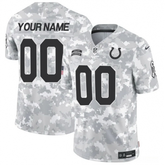 Men Indianapolis Colts Active Player Custom 2024 F U S E Arctic Camo Salute To Service Limited Stitched Football Jersey Men Indianapolis Colts Active Player Custom 2024 F U S E Arctic Camo Salute To Service Limited Stitched Football Jersey
