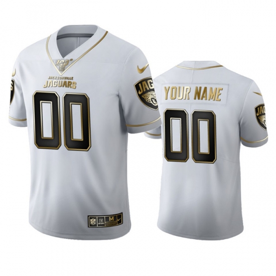 Men Women Youth Toddler Jacksonville Jaguars Custom Men Nike White Golden Edition Vapor Limited NFL 100 Jersey Men Women Youth Toddler Jacksonville Jaguars Custom Men Nike White Golden Edition Vapor Limited NFL 100 Jersey