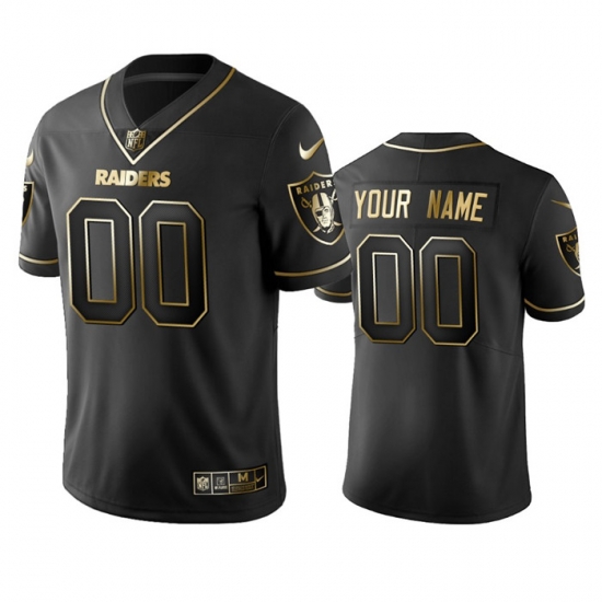 Men Women Youth Toddler Las Vegas Raiders Custom Men Stitched NFL Vapor Untouchable Limited Black Golden Jersey Men Women Youth Toddler Las Vegas Raiders Custom Men Stitched NFL Vapor Untouchable Limited Black Golden Jersey