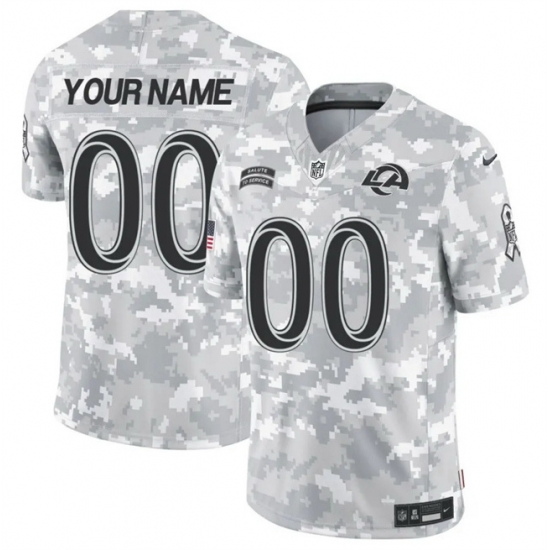 Men Los Angeles Rams Active Player Custom 2024 F U S E Arctic Camo Salute To Service Limited Stitched Football Jersey Men Los Angeles Rams Active Player Custom 2024 F U S E Arctic Camo Salute To Service Limited Stitched Football Jersey