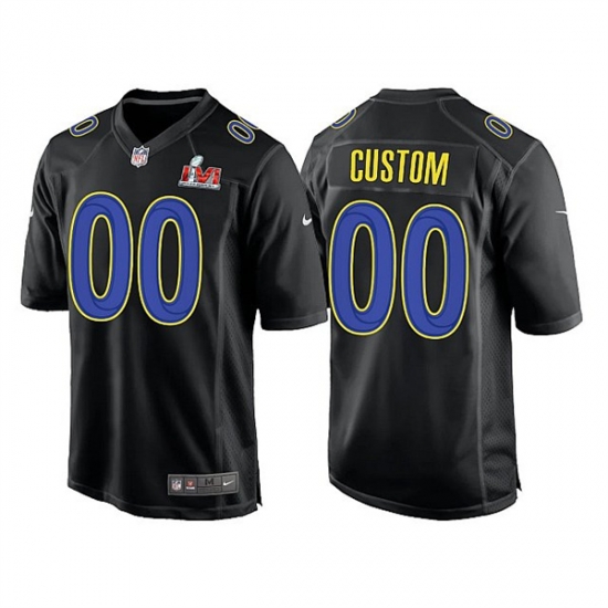 Men Women Youth Los Angeles Rams ACTIVE PLAYER Custom 2022 Black Super Bowl LVI Game Stitched Jersey Men Women Youth Los Angeles Rams ACTIVE PLAYER Custom 2022 Black Super Bowl LVI Game Stitched Jersey