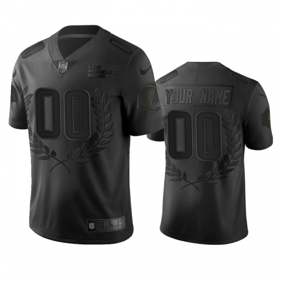 Men Women Youth Toddler Los Angeles Rams Custom Men Nike Black NFL MVP Limited Edition Jersey Men Women Youth Toddler Los Angeles Rams Custom Men Nike Black NFL MVP Limited Edition Jersey
