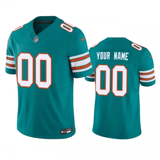 Men Miami Dolphins Active Player Custom Aqua 2023 F U S E Vapor Limited Stitched Football Jersey Men Miami Dolphins Active Player Custom Aqua 2023 F U S E Vapor Limited Stitched Football Jersey