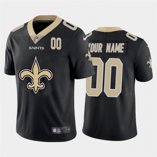 Men Women Youth Toddler New Orleans Saints Custom Black Men Nike Big Team Logo Player Vapor Limited NFL Jersey Men Women Youth Toddler New Orleans Saints Custom Black Men Nike Big Team Logo Player Vapor Limited NFL Jersey