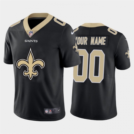 Men Women Youth Toddler New Orleans Saints Custom Black Men Nike Big Team Logo Vapor Limited NFL Jersey Men Women Youth Toddler New Orleans Saints Custom Black Men Nike Big Team Logo Vapor Limited NFL Jersey