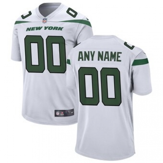 Custom New York Jets Nike Vapor Limited White Jersey Custom New York Jets Nike Vapor Limited White Jersey