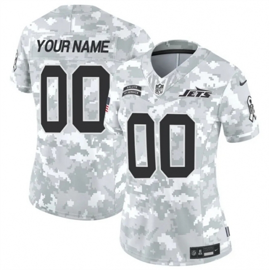 Women New York Jets Active Player Custom 2024 F U S E Arctic Camo Salute To Service Limited Stitched Jersey Women New York Jets Active Player Custom 2024 F U S E Arctic Camo Salute To Service Limited Stitched Jersey