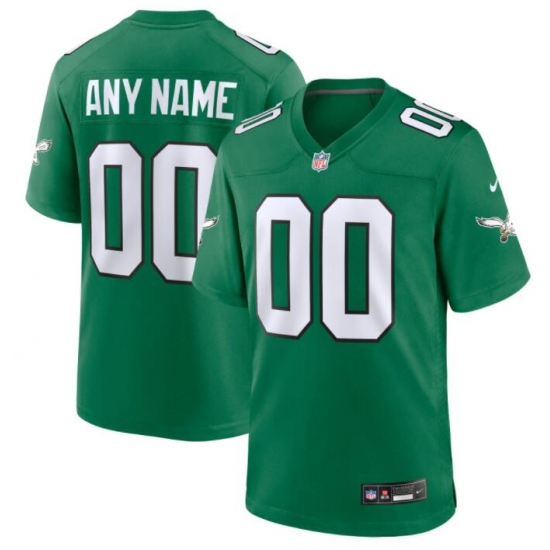 Men Women Youth Toddler Nike Kelly Green Philadelphia Eagles Custom Jersey Men Women Youth Toddler Nike Kelly Green Philadelphia Eagles Custom Jersey
