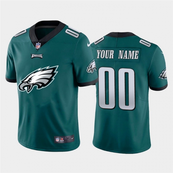 Men Women Youth Toddler Philadelphia Eagles Custom Green Men Nike Big Team Logo Vapor Limited NFL Jersey Men Women Youth Toddler Philadelphia Eagles Custom Green Men Nike Big Team Logo Vapor Limited NFL Jersey