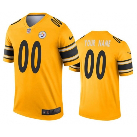 Men Women Youth Pittsburgh Steelers Customized Gold Inverted Legend Stitched Jersey Men Women Youth Pittsburgh Steelers Customized Gold Inverted Legend Stitched Jersey