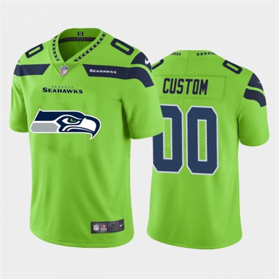 Men Women Youth Toddler Seattle Seahawks Custom Green Men Nike Big Team Logo Vapor Limited NFL Jersey Men Women Youth Toddler Seattle Seahawks Custom Green Men Nike Big Team Logo Vapor Limited NFL Jersey