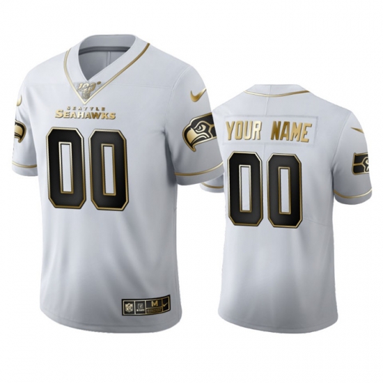 Men Women Youth Toddler Seattle Seahawks Custom Men Nike White Golden Edition Vapor Limited NFL 100 Jersey Men Women Youth Toddler Seattle Seahawks Custom Men Nike White Golden Edition Vapor Limited NFL 100 Jersey