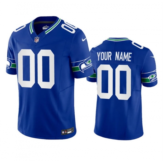 Men Women youth Seattle Seahawks Active Player Custom Royal 2023 F U S E Vapor Limited Throwback Stitched Jersey Men Women youth Seattle Seahawks Active Player Custom Royal 2023 F U S E Vapor Limited Throwback Stitched Jersey