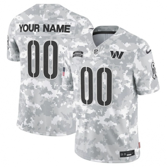 Men Washington Commanders Active Player Custom 2024 F U S E Arctic Camo Salute To Men Washington Commanders Active Player Custom 2024 F U S E Arctic Camo Salute To