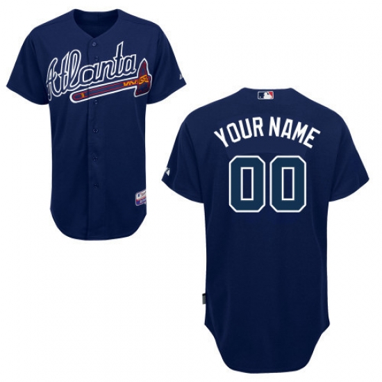 Men Women Youth All Size Atlanta Braves Cool Base Custom Jerseys Blue Men Women Youth All Size Atlanta Braves Cool Base Custom Jerseys Blue