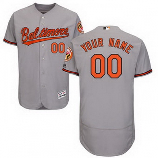 Men Women Youth All Size Baltimore Orioles Majestic Alternate Flex Base Authentic Collection Custom Jersey Grey Men Women Youth All Size Baltimore Orioles Majestic Alternate Flex Base Authentic Collection Custom Jersey Grey