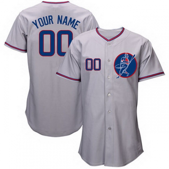 Men Women Youth Toddler All Size Chicago Cubs Gray Customized Cool Base New Design Jersey II Men Women Youth Toddler All Size Chicago Cubs Gray Customized Cool Base New Design Jersey II