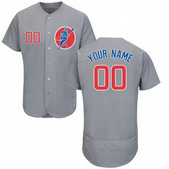 Men Women Youth Toddler All Size Chicago Cubs Gray Customized Flexbase New Design Jersey Men Women Youth Toddler All Size Chicago Cubs Gray Customized Flexbase New Design Jersey