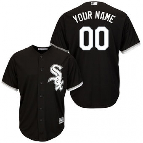 Men Women Youth All Size Chicago White Sox Cool Base Custom Jersey Black 3 Men Women Youth All Size Chicago White Sox Cool Base Custom Jersey Black 3