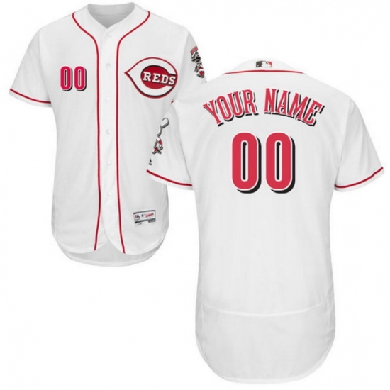 Men Women Youth All Size Cincinnati Reds Custom Flex Base Jersey White Men Women Youth All Size Cincinnati Reds Custom Flex Base Jersey White