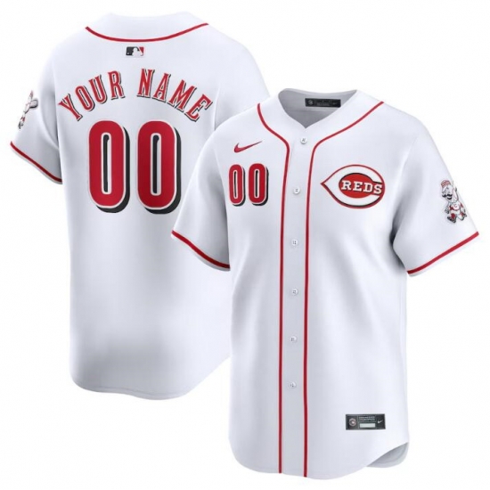 Men Women youth Cincinnati Reds Active Player Custom White Home Limited Stitched Baseball Jersey Men Women youth Cincinnati Reds Active Player Custom White Home Limited Stitched Baseball Jersey