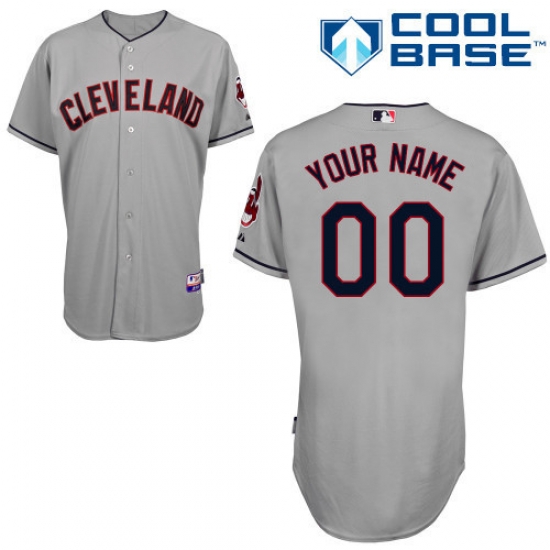 Men Women Youth All Size Cleveland Indians Custom Cool Base Jersey Grey 3 Men Women Youth All Size Cleveland Indians Custom Cool Base Jersey Grey 3