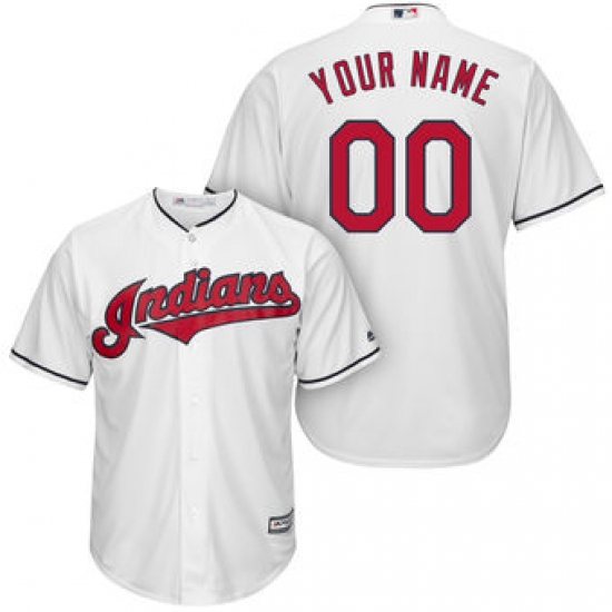 Men Women Youth All Size Cleveland Indians Custom Cool Base Jersey White 3 Men Women Youth All Size Cleveland Indians Custom Cool Base Jersey White 3